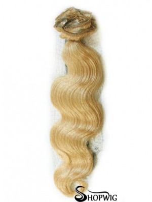 Blonde Wavy Gorgeous Remy Human Hair Tape In Hair Extensions