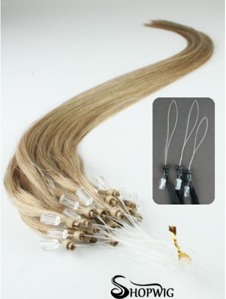 Good Blonde Straight Micro Loop Ring Hair Extensions