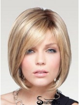 Bob Wigs Remy Human Monofilament Chin Length