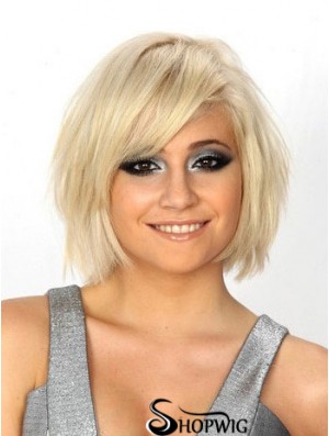 Bob Wigs UK 100% Hand Tied Straight Style Chin Length