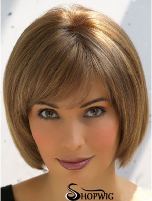 Synthetic Bob Lace Wigs Bobs Cut Short Length With Capless