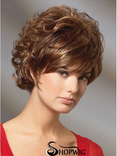 Curly Auburn Gorgeous Short Classic Wigs