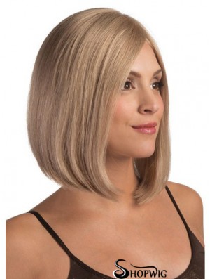 Lace Front Chin Length Straight Blonde Fashionable Bob Wigs