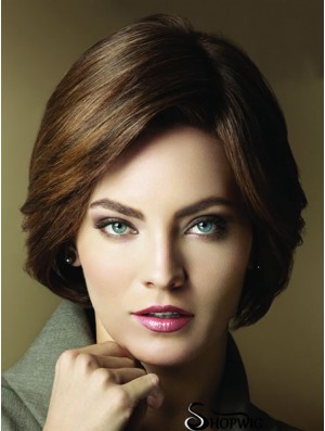 Layered Short Brown Straight Popular Petite Wigs