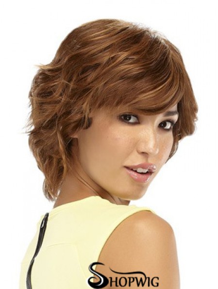 11 inch Great Auburn Layered Monofilament Wigs