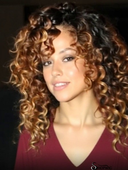 Top Long Brown Kinky Capless  Wigs