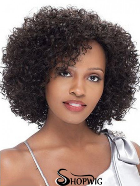 Brazilian Short Lacr Front Black Kinky Curly Lace Front Wigs