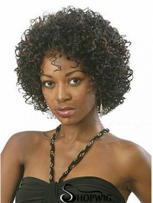 New 10 inch Chin Length Kinky Wigs For Black Women