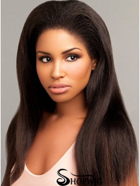 African Human Hair Wigs UK With Lace Front Yaki Style