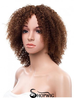 Short African American Hairstyles Remy Human Lace Front Brown Color