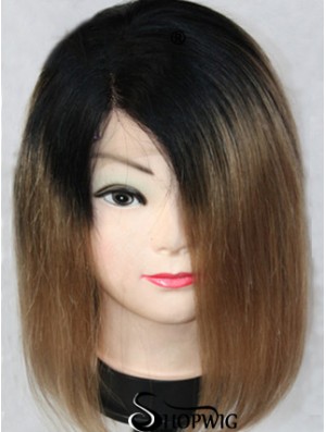 High Quality 12 inch Shoulder Length Straight Wigs For Black Women