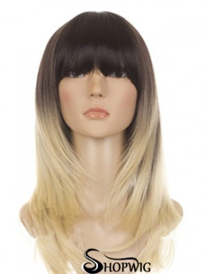 Beautiful 18 inch Shoulder Length Straight Wigs For Black Women