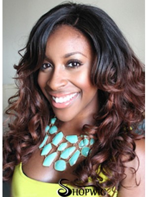 Style 18 inch Long Wavy Wigs For Black Women