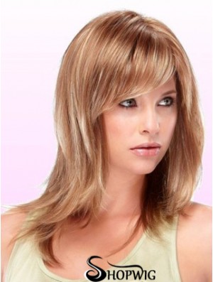 Synthetic Hair Sale With Capless Straight Style Shoulder Length Layered Cut