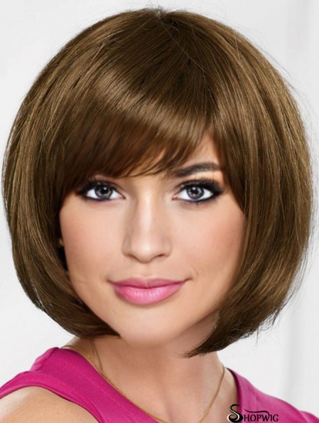 10 inch Chin Length Blonde Straight Online Bob Wigs