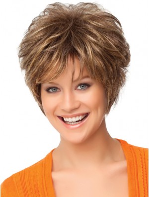 Synthetic Short Wigs With Capless Curly Style Short Length