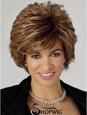 Wavy Brown Cheapest Short Classic Wigs