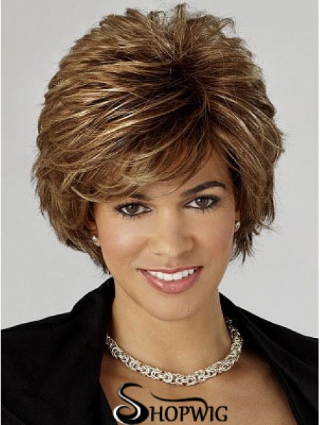 Wavy Brown Cheapest Short Classic Wigs