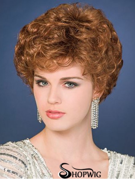 Cropped Curly Capless Layered 6 inch Amazing Synthetic Wigs