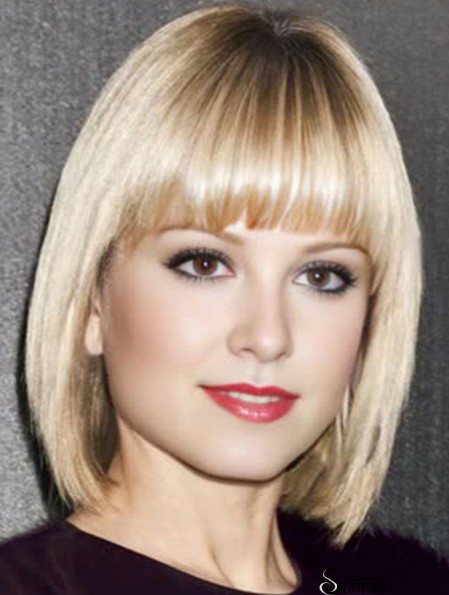 Blonde Chin Length Lace Front 11 inch  Wigs
