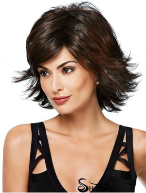 Auburn Chin Length Wavy Layered 10 inch Great Medium Wigs