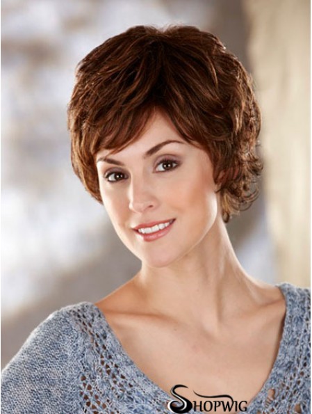 Wavy Brown Amazing Short Classic Wigs