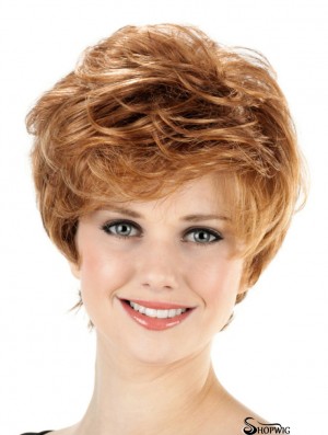 Short Classical Wavy 8 inch Capless Wigs