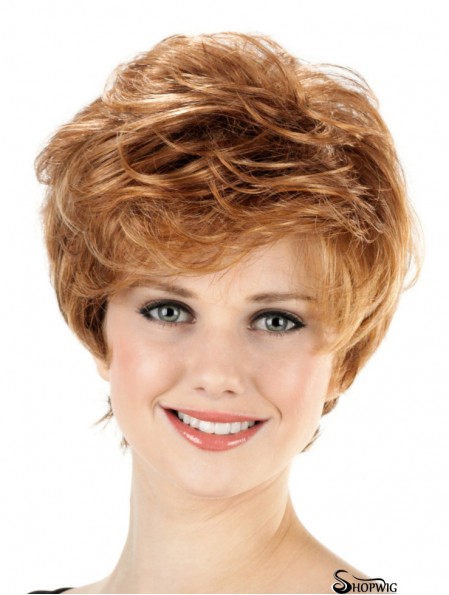 Short Classical Wavy 8 inch Capless Wigs