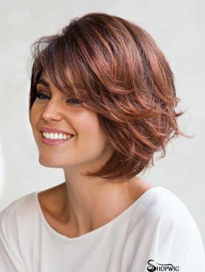 8 inch Short Capless Red Women's Bob Wigs