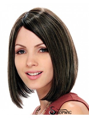 Straight Chin Length Brown 11 inch Capless Fabulous Bob Wigs