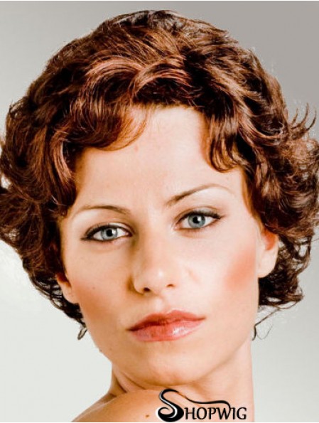 Curly Auburn Cheap Short Classic Wigs