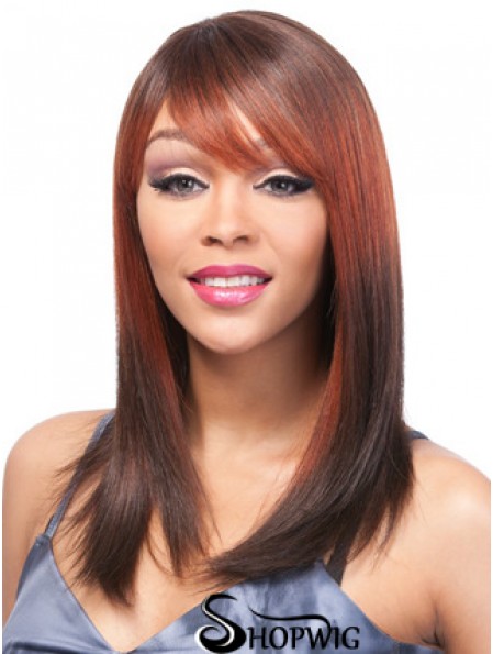 16 inch Ombre/2 Tone Lace Front Wigs For Black Women