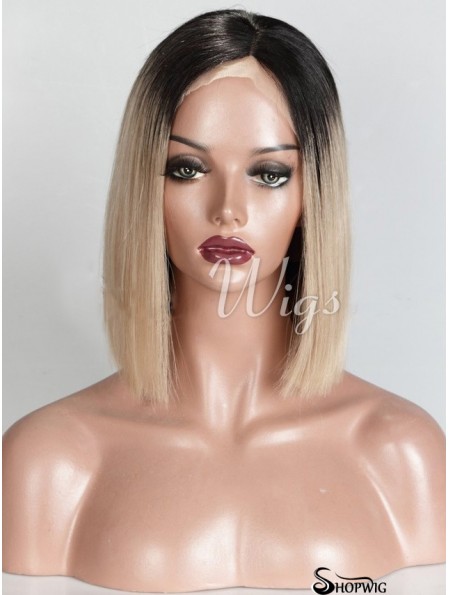 Chin Length Ombre/2 Tone Straight Bobs Incredible African American Wigs